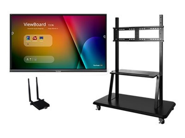 ViewSonic ViewBoard IFP9850 Bundle 2 98" Class (97.5" viewable) LED-backlit LCD display - 4K - for interactive