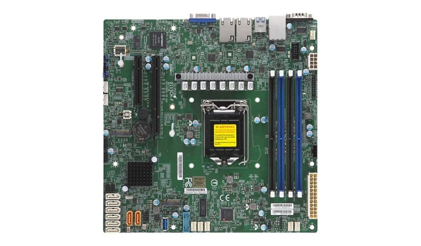 SUPERMICRO X11SCH-F - carte-mère - micro ATX - LGA1151 Socket - C246