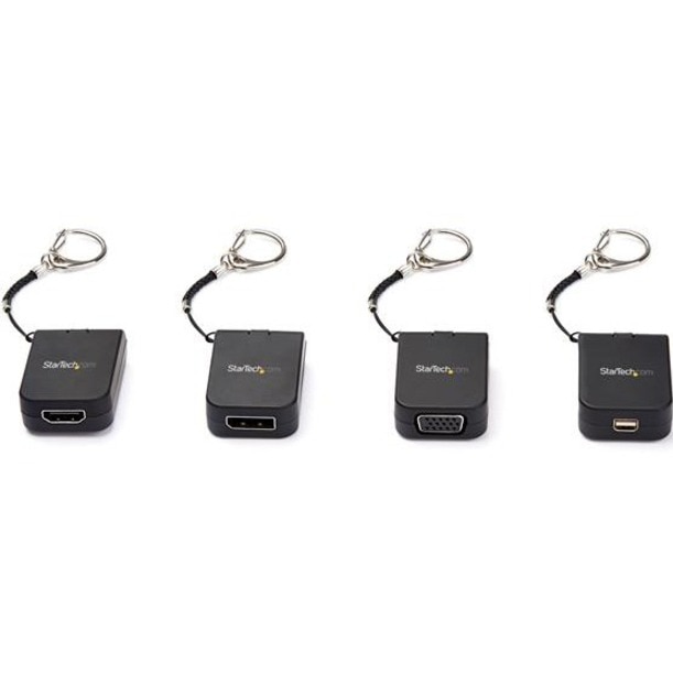 Thumbnail 2 of 13 for StarTech.com Compact USB C to HDMI Adapter - 4K 30Hz USB Type-C to HDMI Video Display Converter w/ Keychain Ring