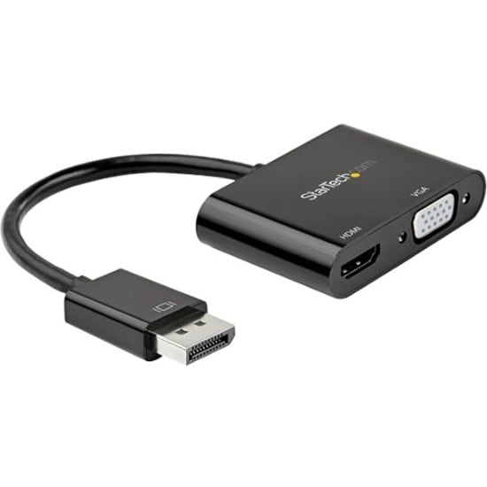 moe Postbode bewondering StarTech.com DisplayPort to HDMI VGA Adapter - DP to HDMI 2.0 4K 60Hz or VGA  Monitor Video Converter - DP2VGAHD20 - Monitor Cables & Adapters - CDW.com