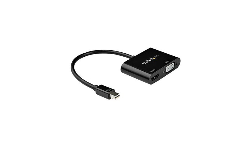 StarTech.com Mini DisplayPort to HDMI VGA Adapter - mDP to HDMI 2.0 4K 60Hz or VGA Video Converter