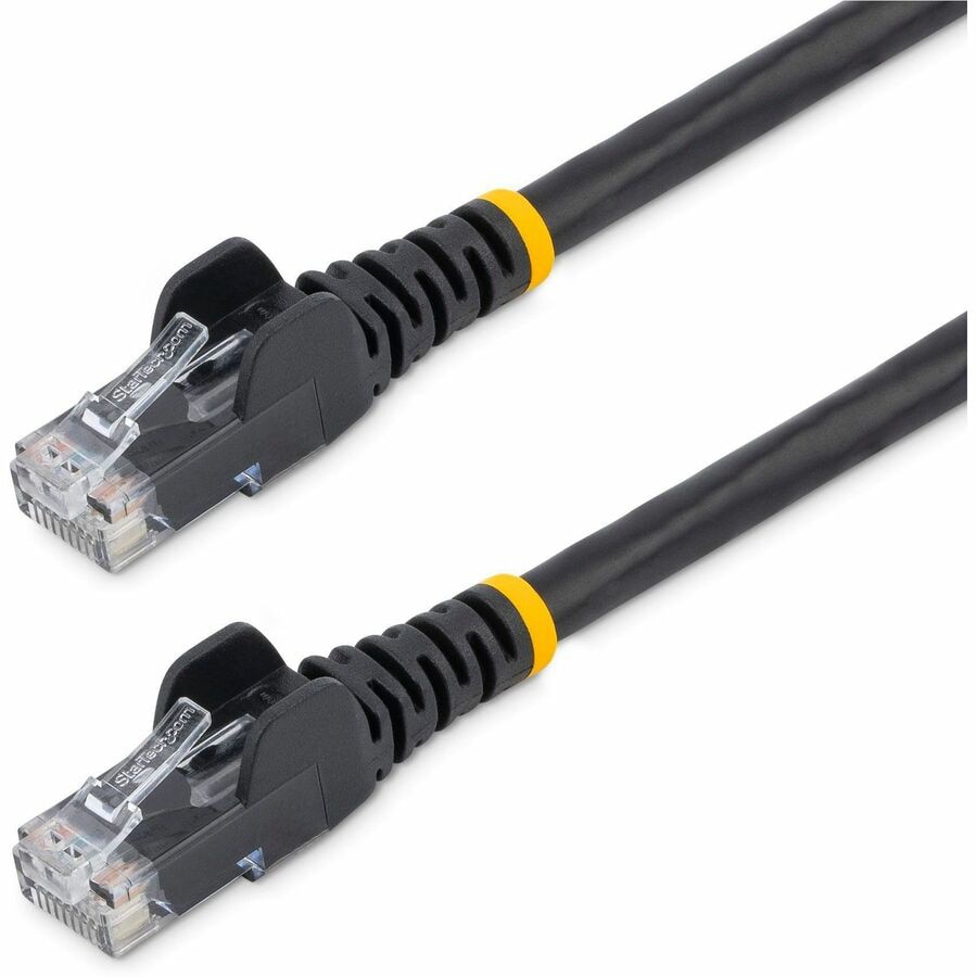 StarTech.com 15 ft. CAT6 Ethernet Cable - 10 Pack - ETL Verified - Black CAT6 Patch Cord - Snagless RJ45 - UTP