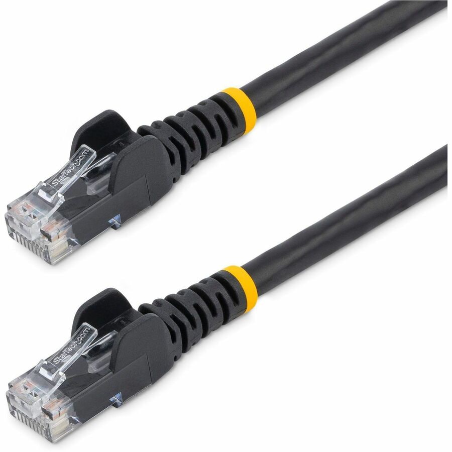 StarTech.com 6' CAT6 Ethernet Cable - 10 Pack - Black Cord - Snagless - ETL