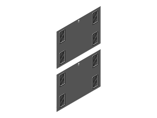 CPI GlobalFrame Side Panel with Grommet Seal Opening - rack panel - 48U