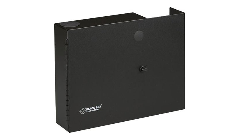 Black Box Fiber Wall Cabinet Open-Style, Unloaded, Accepts 2 Adapter Panels