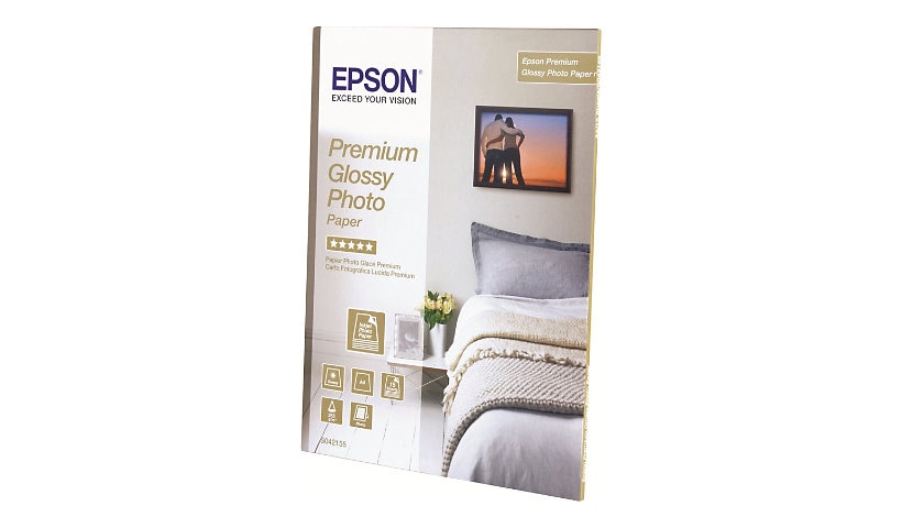 Epson Premium Glossy Photo Paper - photo paper - glossy - Roll (16 in x 100 ft) - 252 g/m²