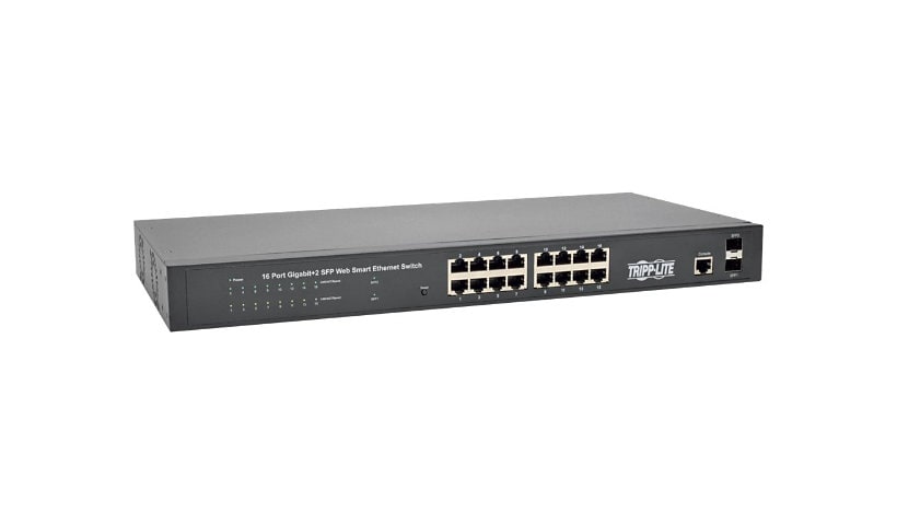 Tripp Lite 16-Port Gigabit Ethernet Switch L2 Managed SFP 10/100/1000Mbps