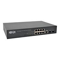Commutateur Ethernet Tripp Lite à 8 ports Gigabit L2 géré avec alimentation PoE 10/100/1000 Mbit/s