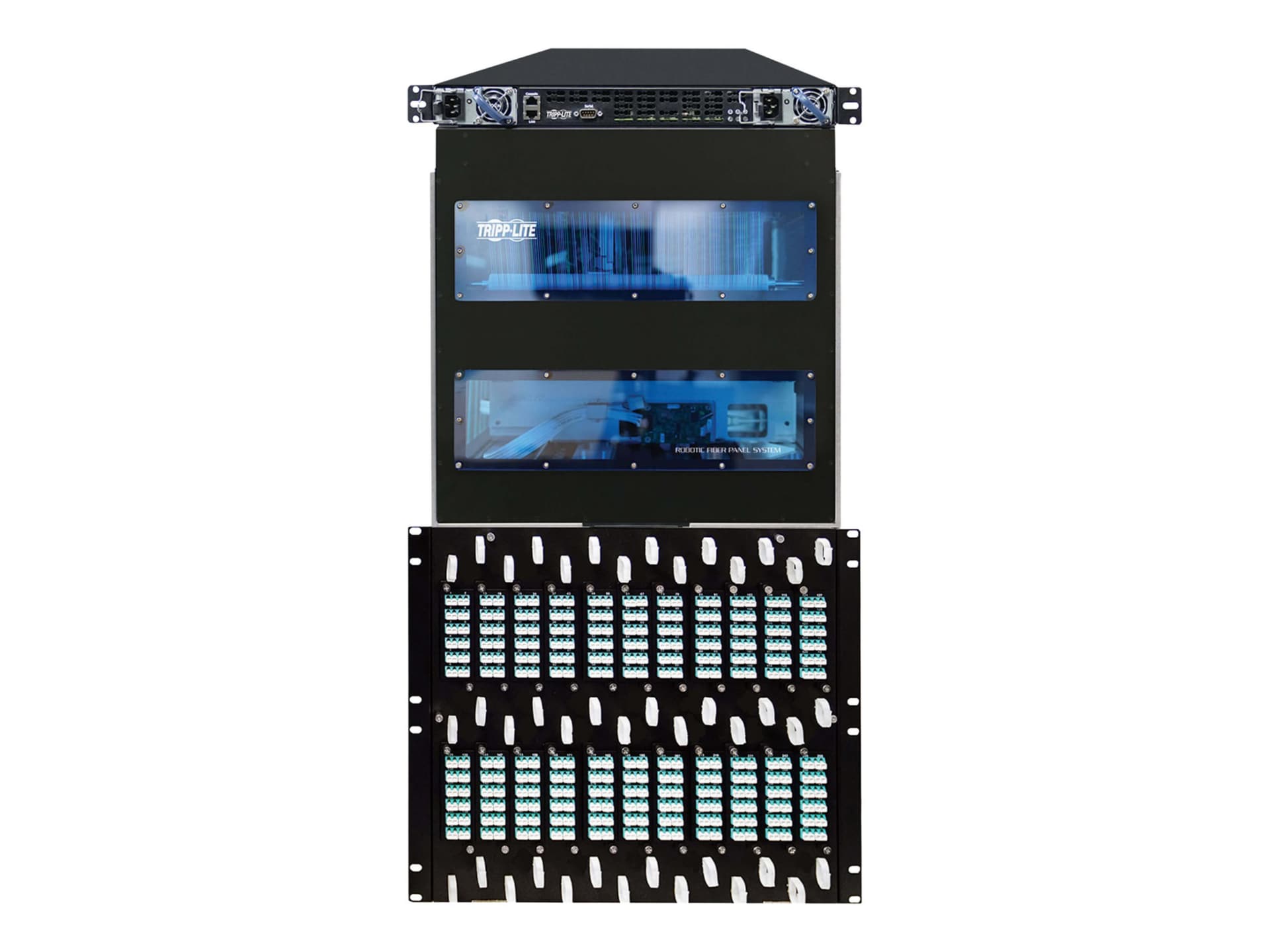 Tripp Lite Robotic Fiber Panel System 512 Multimode LC Fiber Ports 10U - ne