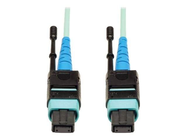 Eaton Tripp Lite Series 100G MTP/MPO Multimode OM3 Plenum-Rated Fiber Optic Cable (CXP), 24 Fiber, 100GBASE-SR10,