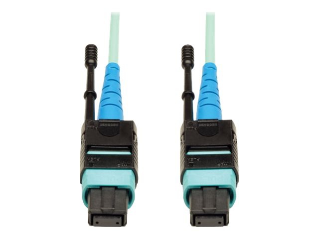 Eaton Tripp Lite Series MTP/MPO Patch Cable with Push/Pull Tab Connectors, 100GBASE-SR10, CXP, 24 Fiber, 100Gb OM3