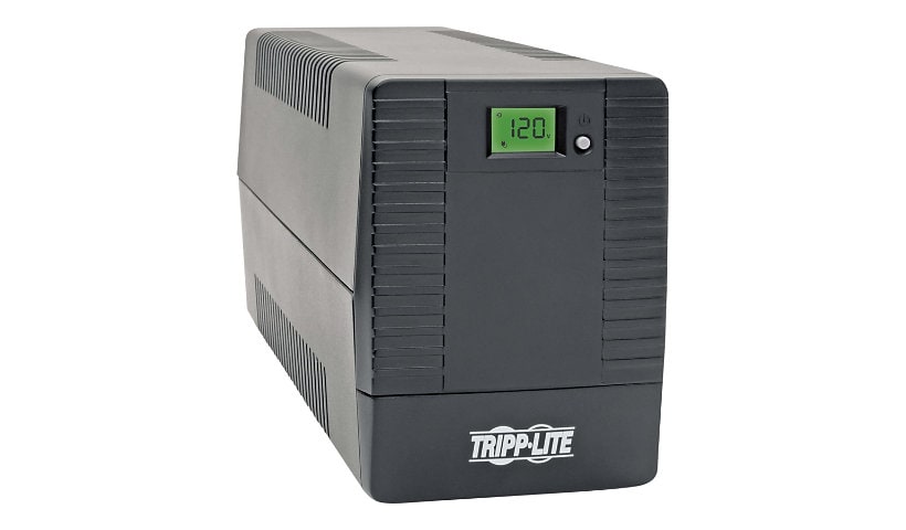 Tripp Lite 500VA 360W UPS Smart Tower Battery Back Up Desktop AVR LCD USB - UPS - 360 Watt - 500 VA