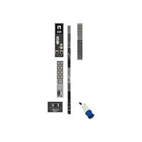 Tripp Lite 14.5kW 3-Phase Monitored PDU, LX Interface, 200/208/240V Outlets (42 C13/6 C19), LCD, IEC-309 60A Blue,