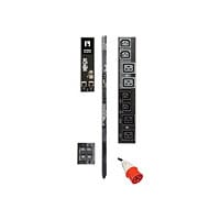 Tripp Lite 17.3kW 3-Phase Switched PDU - 12 C13 & 12 C19 Outlets, IEC 309 30A Red, 0U, Outlet Monitoring, TAA - power