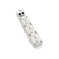Tripp Lite Safe-IT Power Strip Medical Hospital Antimicrobial 120V 6 Outlet UL1363A 15ft Right Angle Cord For Patient