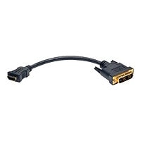 Tripp Lite HDMI to DVI Adapter Converter Cable, HDMI to DVI-D F/M 8in 8"