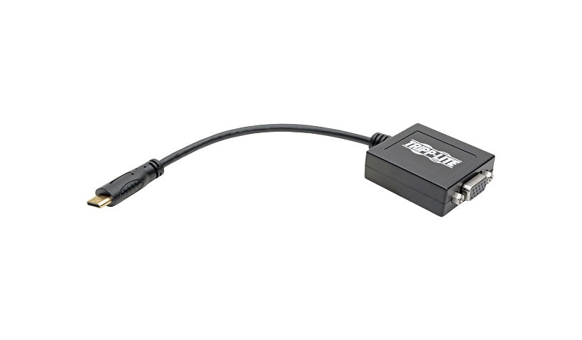 Tripp Lite Mini HDMI to VGA Adapter Converter Smartphone Tablet Ultrabook