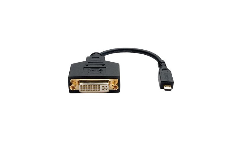 Tripp Lite Micro HDMI to DVI Adapter Converter HDMI Type D to DVI-D 6in 6"