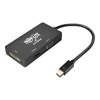 Tripp Lite Mini DisplayPort 1.2 to VGA/DVI/HDMI Adapter Converter 4K Black