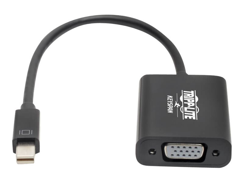 Tripp Lite Mini DisplayPort 1.2 to VGA Adapter Active 1080p Black mDP to VG