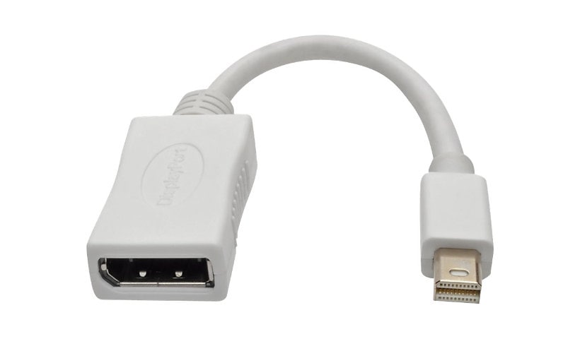 Eaton Tripp Lite Series Keyspan Mini DisplayPort to DisplayPort Cable Adapter (M/F) - 4K 60 Hz, DP 1.2, HDCP 2.2, 6 in.