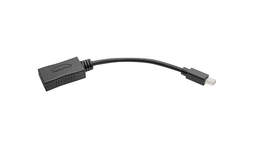 Eaton Tripp Lite Series Keyspan Mini DisplayPort to DisplayPort Adapter, 4K 60 Hz, Black (M/F), 6-in. (15,24 cm) -