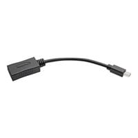Eaton Tripp Lite Series Keyspan Mini DisplayPort to DisplayPort Adapter, 4K 60 Hz, Black (M/F), 6-in. (15.24 cm) -