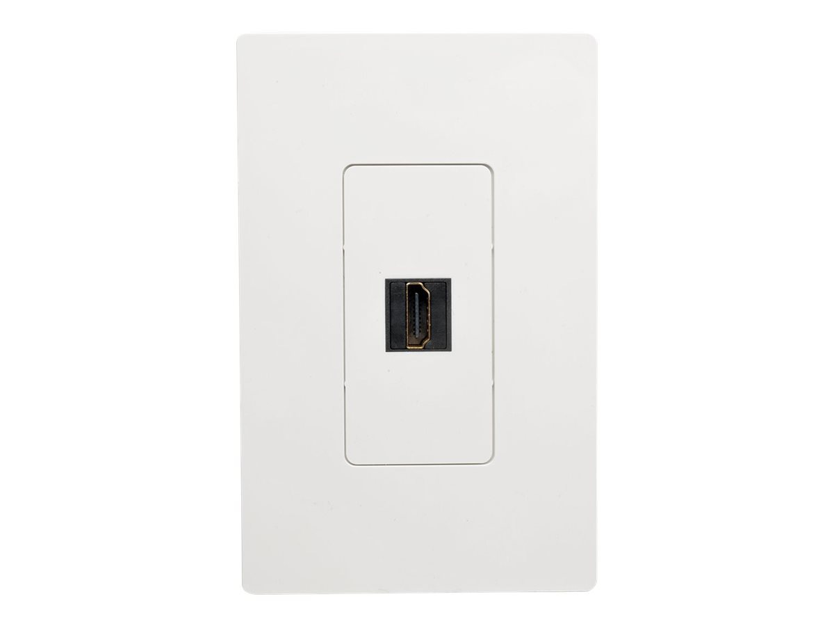 Thumbnail 2 of 5 for Eaton Tripp Lite Series High-Speed HDMI with Ethernet All-in-One Keystone/Panel Mount Coupler Cable (F/F), Angled