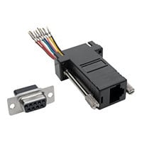 Tripp Lite DB9 to RJ45 Modular Serial Adapter (F/F), RS-232, RS-422, RS-485 - adaptateur série - noir