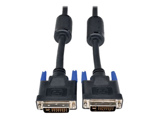 Eaton Tripp Lite Series DVI-I Dual Link Digital and Analog Monitor Cable (DVI-I M/M), 15 ft. (4.57 m) - DVI cable - 4.57