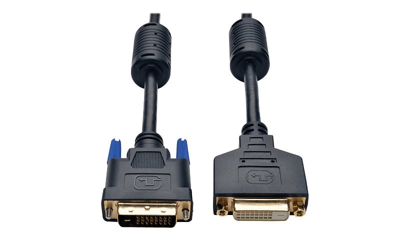 Eaton Tripp Lite Series DVI Dual Link Extension Cable, Digital TMDS Monitor Cable (DVI-D M/F), 10 ft. (3,05 m) - DVI