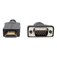 Tripp Lite HDMI to VGA Active Adapter Cable Low Profile HD15 M/M 1080p 10ft
