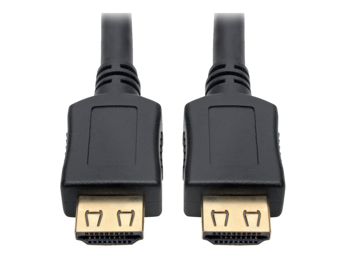Tripp Lite High-Speed HDMI Cable w/ Gripping Connectors 4K M/M Black 10ft