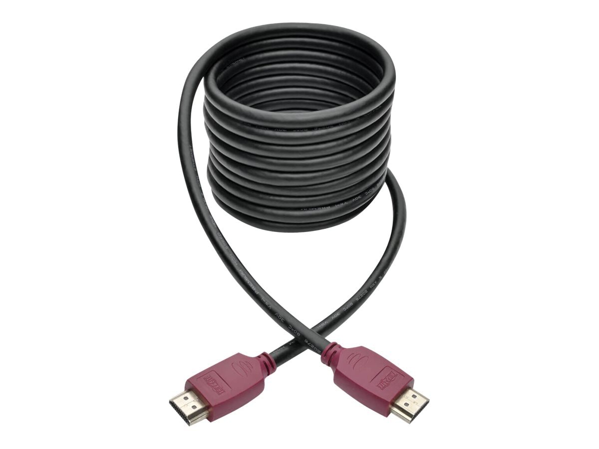Tripp Lite 10ft Premium Hi-Speed HDMI Cable w Grip Connectors 4Kx2K@60Hz 10' - HDMI cable with Ethernet - 3.05 m