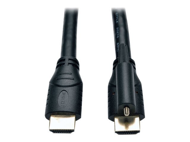 Eaton Tripp Lite Series High Speed HDMI Cable with Ethernet and Locking Connector, UHD 4K, 24AWG (M/M), 15 ft. (4.57 m)