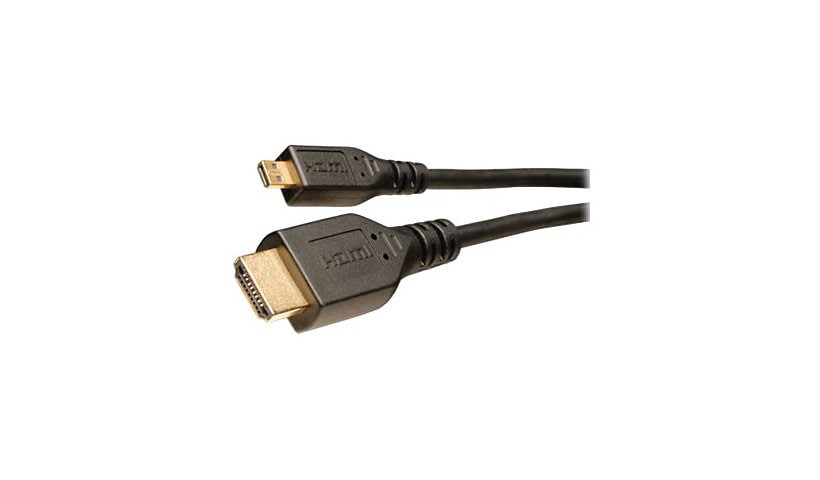 Eaton Tripp Lite Series HDMI to Micro HDMI Cable with Ethernet, Digital Video with Audio Adapter (M/M), 3 ft. (0.91 m) -