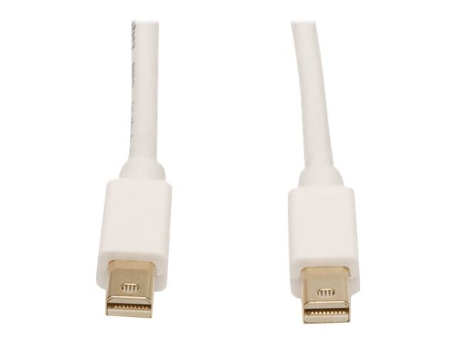 Eaton Tripp Lite Series Mini DisplayPort Cable, 4K 60Hz (M/M), White, 6 ft.