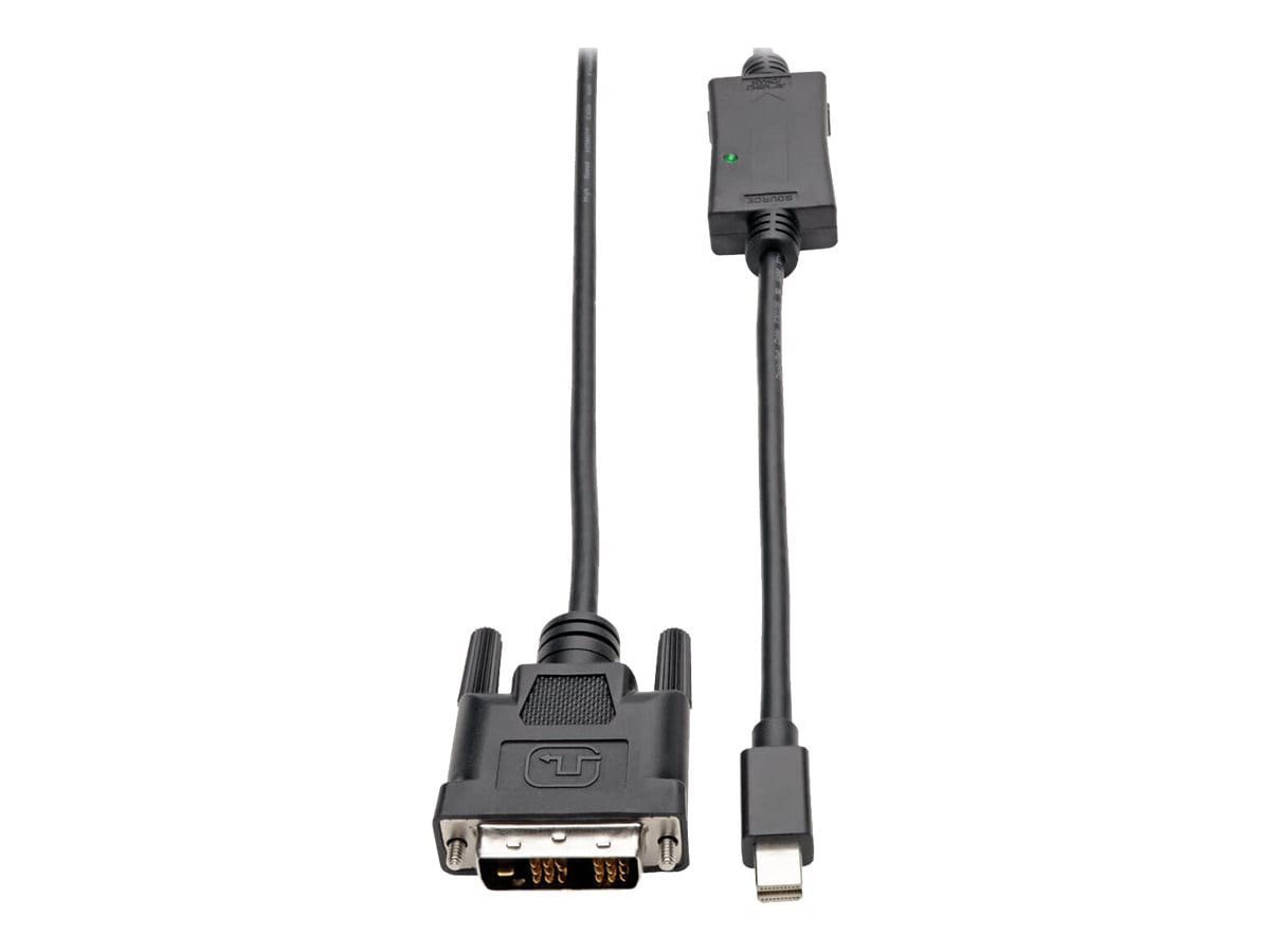Eaton Tripp Lite Series Mini DisplayPort 1,2 to DVI Adapter Cable (M/M), 1080p, 3 ft. (0,9 m) - video adapter - Mini