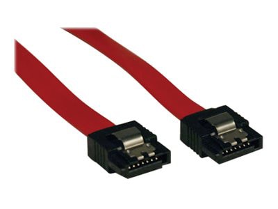 Tripp Lite 19in Serial ATA SATA Latching Signal Cable 7Pin / 7Pin M/M 19" - SATA cable - 0.5 m