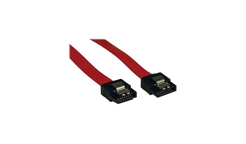 Tripp Lite 19in Serial ATA SATA Latching Signal Cable 7Pin / 7Pin M/M 19" - SATA cable - 0.5 m