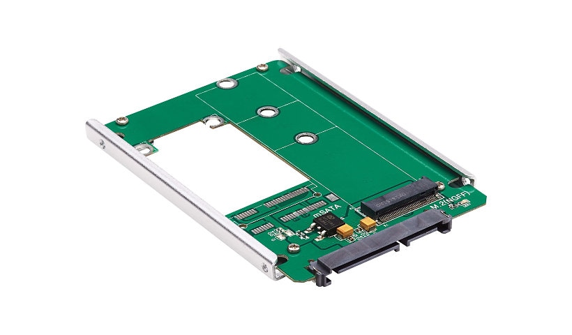 Tripp Lite M.2 NGFF SSD (B-Key) to 2.5in SATA Open Frame Housing Adapter - storage bay adapter