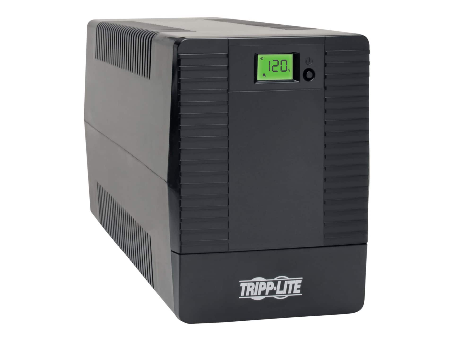 Tripp Lite 1440VA 1200W UPS Smart Tower Battery Back Up Desktop AVR USB LCD - onduleur - 1200 Watt - 1440 VA