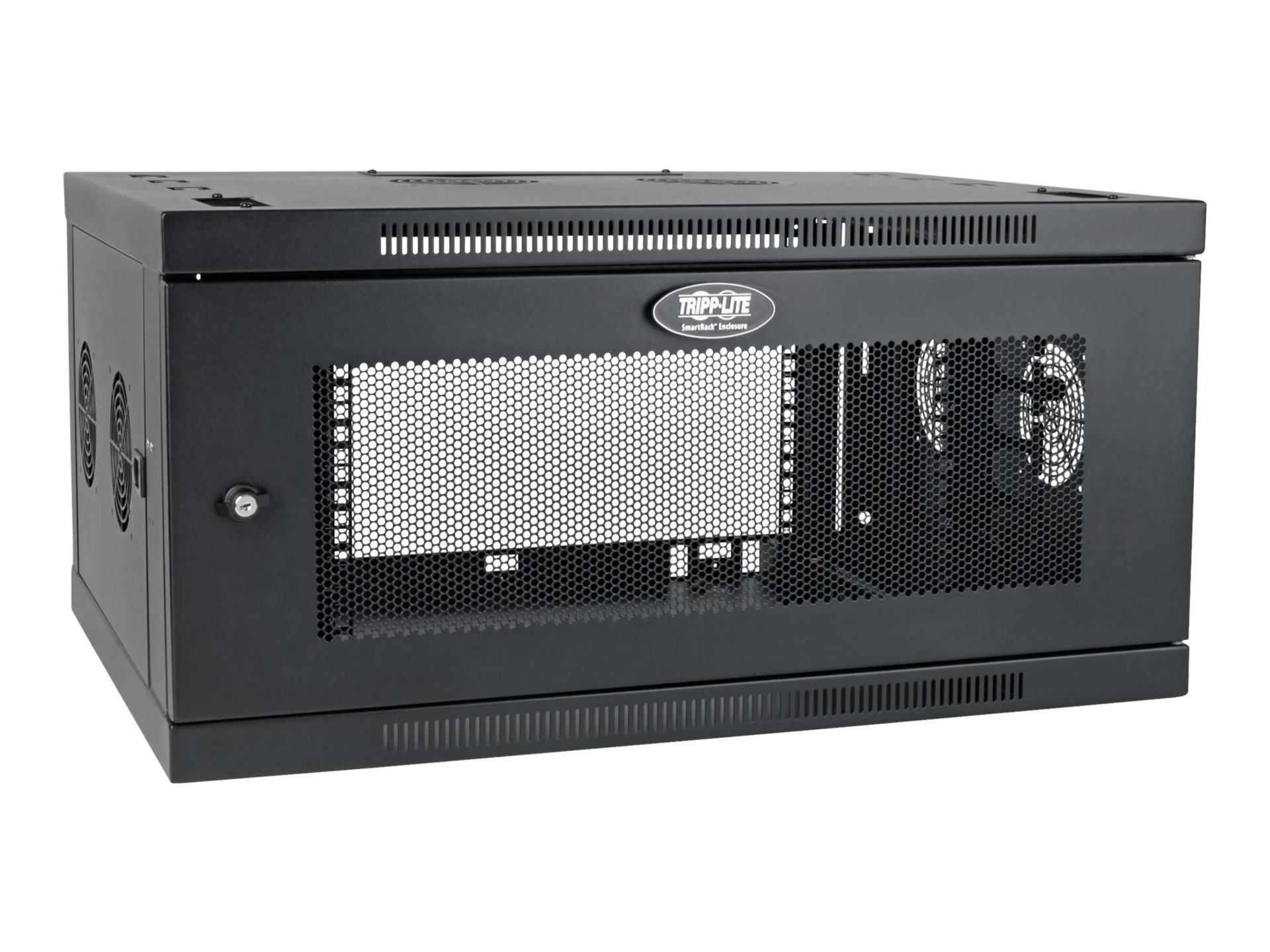 Eaton Tripp Lite Series SmartRack 6U Low-Profile Switch-Depth-Plus Wall-Mount Rack Enclosure Cabinet, Wide - rack