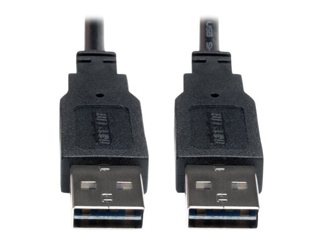 Eaton Tripp Lite Series Universal Reversible USB 2.0 Cable (Reversible A to Reversible A M/M), 6 ft. (1.83 m) - USB