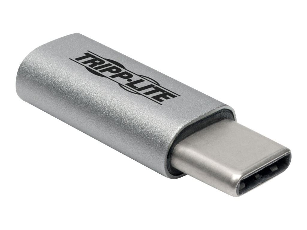 Tripp Lite USB 2.0 Hi-Speed Adapter Converter, USB-C to USB Micro-B (M/F), USB C, USB Type C, USB Type-C - USB-C adapter