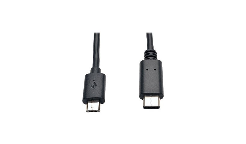 Eaton Tripp Lite Series USB Micro-B to USB-C Cable - USB 2.0, (M/M), 6 ft. (1,83 m) - USB-C cable - 24 pin USB-C to