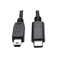 Eaton Tripp Lite Series USB 5-Pin Mini-B to USB-C Cable - USB 2.0, (M/M), 6 ft. (1,83 m) - USB-C cable - 24 pin USB-C to