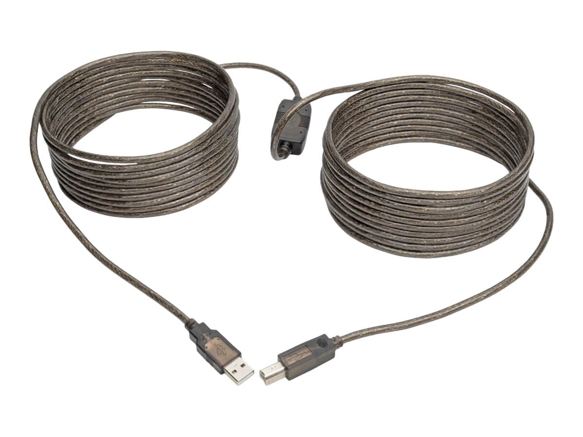 Eaton Tripp Lite Series USB 2.0 A to B Active Repeater Cable (M/M), 30 ft.