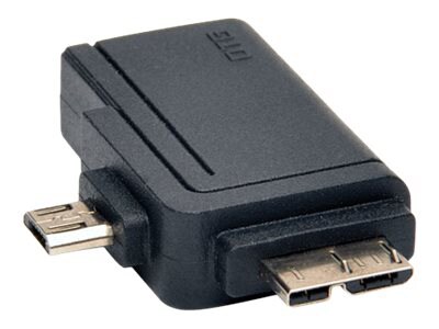 Tripp Lite 2-in-1 OTG Adapter USB 3.0 Micro B & USB 2.0 Micro B to USB A -
