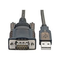 Tripp Lite FTDI USB to Serial RS-232 Adapter Cable w/ COM Retention M/M 5ft
